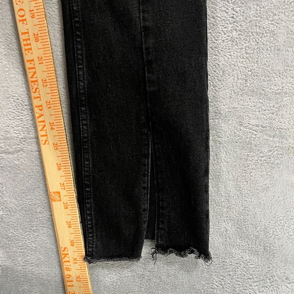 Abercrombie Fitch Jeans 28/6 The Skinny High Rise Curve Love‎ Split Hem Grunge - Picture 9 of 10